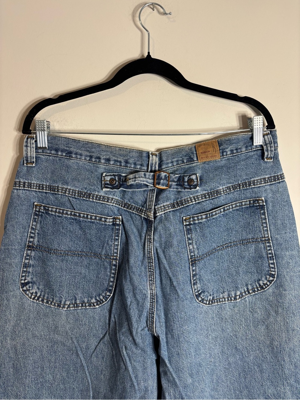 Vtg Riders Lee Cinch Buckle Back Jeans Western Workwear 35x29